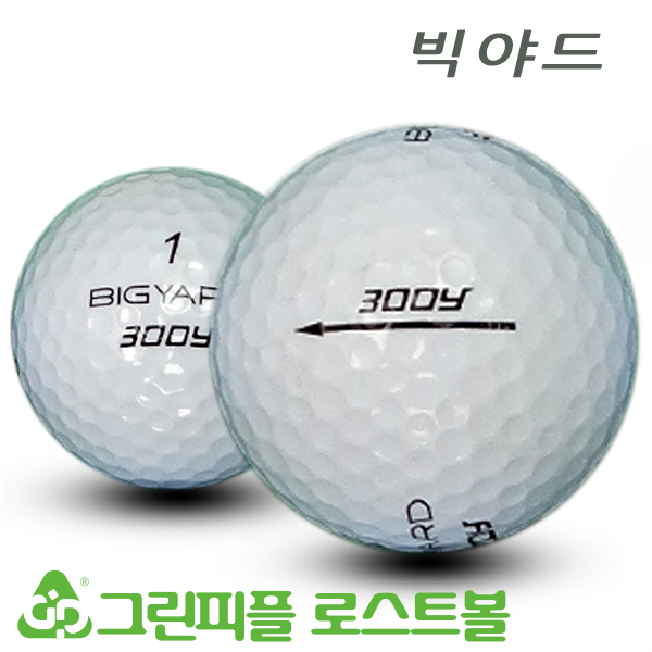 그린피플,빅야드 300Y 2피스 B+급 로스트볼 16개