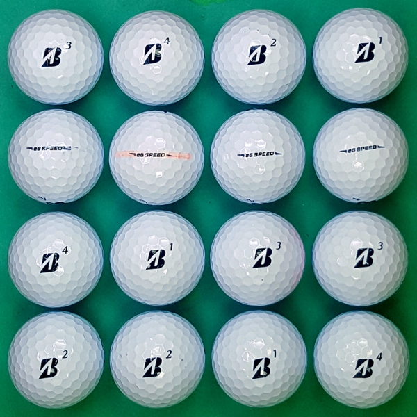 그린피플,브리지스톤 E6 SPEED 화이트 3피스 A급 로스트볼 16개