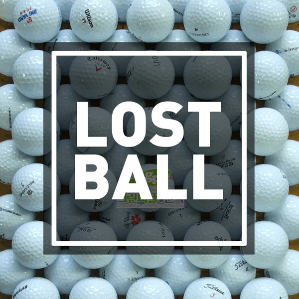 그린피플,볼빅 화이트+컬러혼합 로스트볼 (100개/박스) 연습장볼 골프연습장 보충용