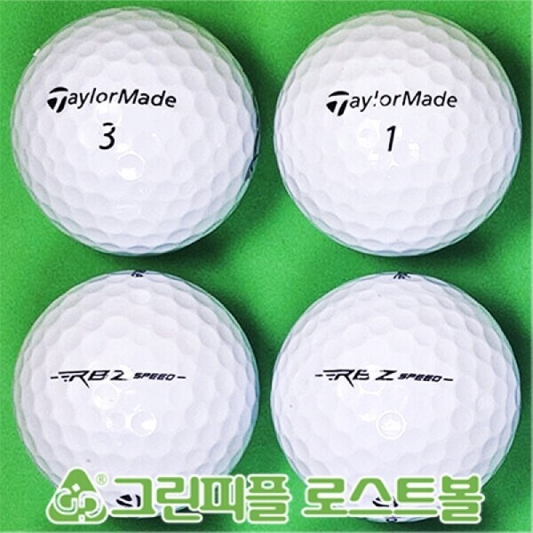 그린피플,테일러메이드 RBZ SPEED 화이트 2피스 B급 로스트볼 16개