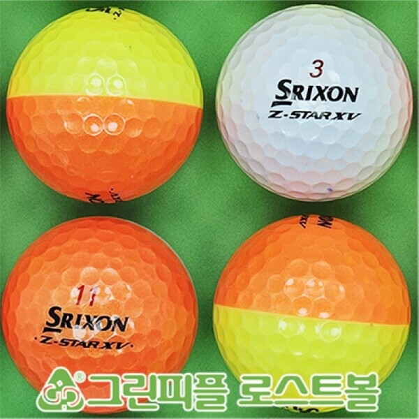 그린피플,스릭슨  Z 스타 XV 디바이드 컬러혼합 3&4피스 A급 로스트볼 16개