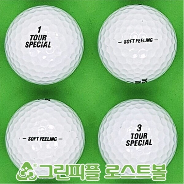 그린피플,던롭 투어스페셜 소프트필링 블랙 2피스 A+급 로스트볼 16개