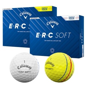 정품볼 캘러웨이 ERC 소프트 트리플트랙 3피스 1dz(12구) 화이트/옐로우