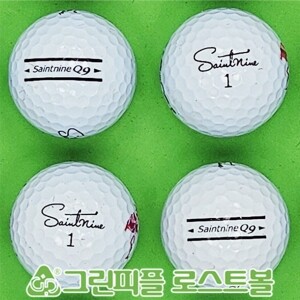 세인트나인 Q9 화이트 3피스 B급 로스트볼 16개