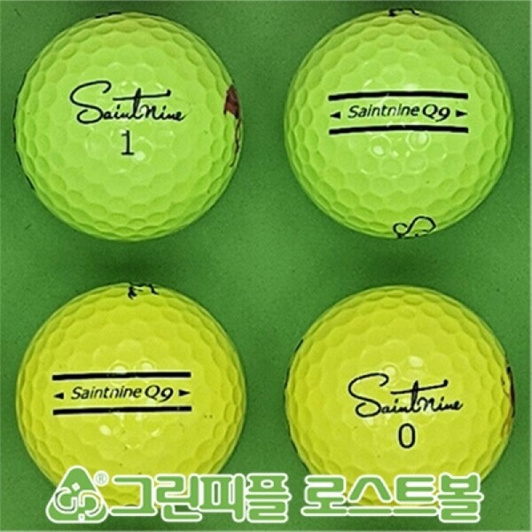 그린피플,세인트나인 Q9 컬러혼합 3피스 A+급 로스트볼 16개
