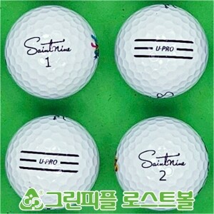 빅야드 세인트나인 U-PRO 화이트 2피스 B급 로스트볼 16개