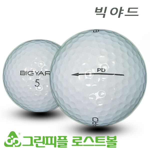 그린피플,[G.PLUS] 빅야드 뉴 PD 2피스 B+급 로스트볼 64개(4팩)