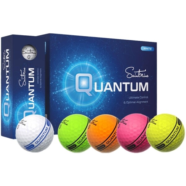 그린피플,정품볼 세인트나인 퀀텀(QUANTUM) 3피스 화이트/4컬러 12구(1더즌)