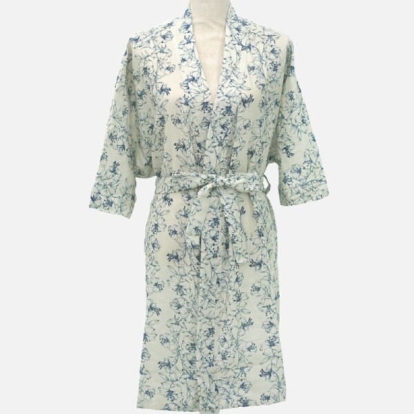 그린피플,그린피플 콜리스 화이트 플로럴 로브 면 샤워가운10