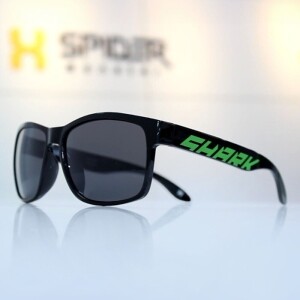 스파이더 몬스터 P24 샤크액티브 스모크블랙 편광 그린로고