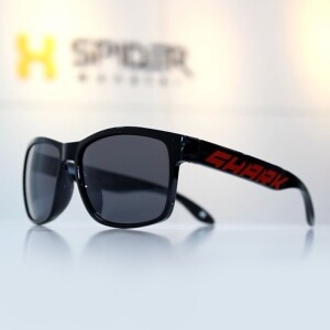 스파이더 몬스터 P26 샤크액티브 스모크블랙 편광 레드로고