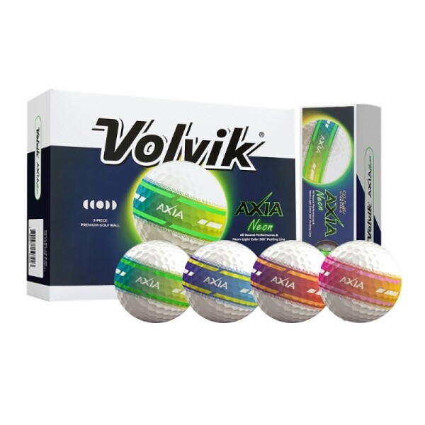 그린피플,[정품볼] 볼빅 엑시아 네온(NEON) 듀얼코어 골프공 3피스 1더즌(12구)