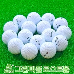 볼빅 TOUR V3 화이트 3피스 A-급 로스트볼 16개