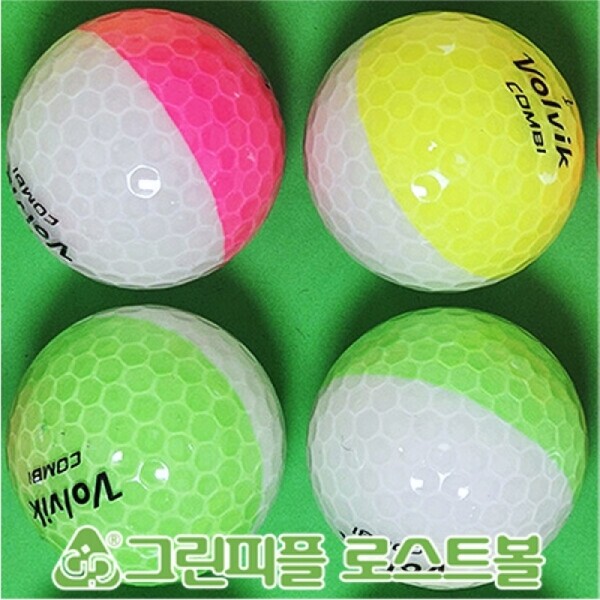 그린피플,[SALE] 볼빅 콤비 크리스탈 3피스 A급 로스트볼 32개(16개X2팩)