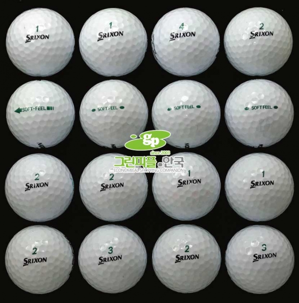그린피플,[SALE] 스릭슨 소프트 필 2피스 A급 로스트볼 32개(16개X2팩)
