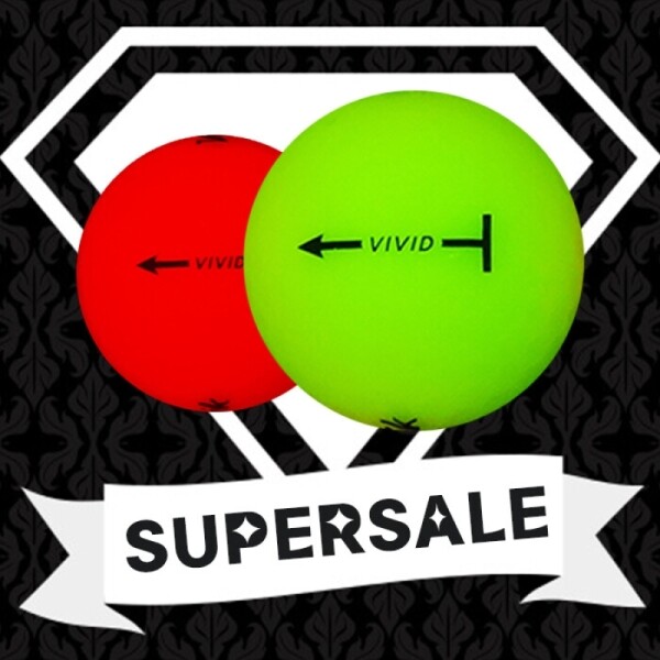 그린피플,[SALE] 볼빅 VIVID (비비드) 무광 컬러혼합 3피스 A급 로스트볼 32개(16개X2팩)