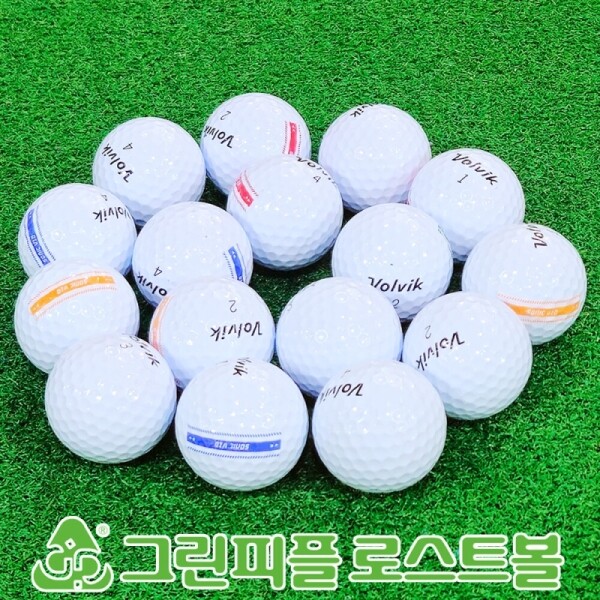 그린피플,볼빅 소닉 브이 (SONIC V) 시리즈 소프트트랙 2피스 B급 로스트볼 16개