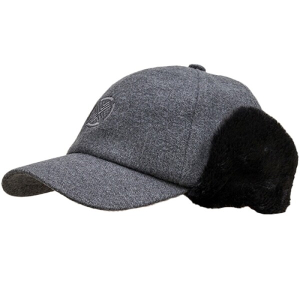 그린피플,그린피플 테크스킨 남성 퍼 이어플랩 골프모자 2color