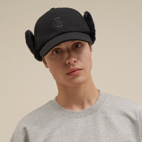 그린피플,그린피플 테크스킨 남성 퍼 이어플랩 골프모자 2color