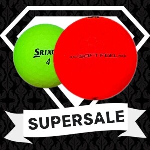 [SALE] 스릭슨 소프트 필 비비드 컬러혼합 2피스 B+급 로스트볼 32개(16개X2팩)