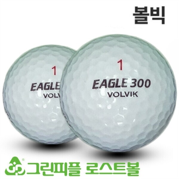 그린피플,볼빅 이글300 2피스 A-급 로스트볼 16개