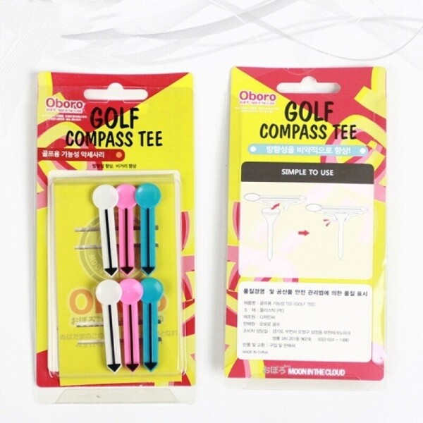 그린피플,오보로 콤파스 골프티 6개입/세트