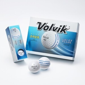 [정품볼] 볼빅 벨로즈(VELOZ) 초저압축 고반발 골프공 3피스 1더즌(12구)