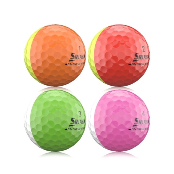 그린피플,정품볼 던롭 스릭슨 Q 스타 투어6 디바이드 컬러팝 1더즌(12구)