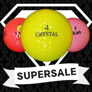 [SALE] 토탈브랜드 크리스탈 컬러혼합 2피스 A급 로스트볼 32개(16개X2팩)