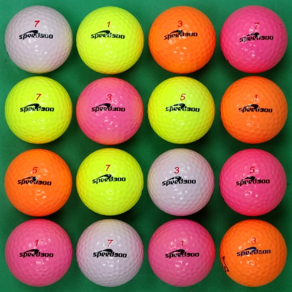 그린피플,[SALE] SK 스피드 300 컬러혼합 2피스 A급 로스트볼 32개(16개X2팩)