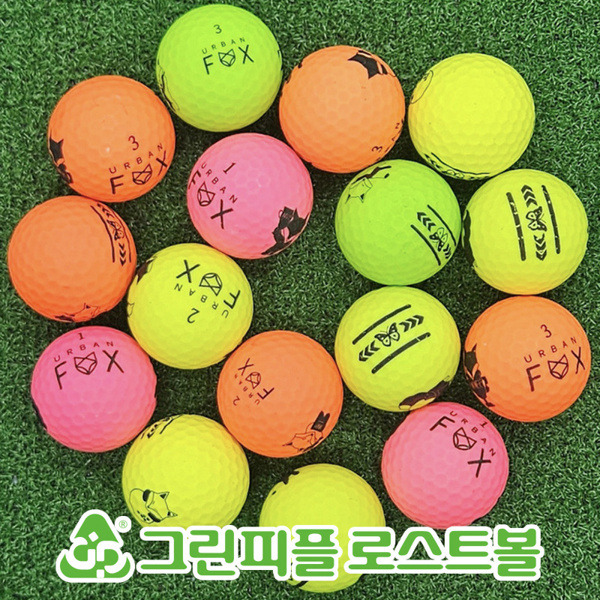 그린피플,어반폭스 무브먼트 비비드 컬러혼합 2피스 A-급 로스트볼 16개