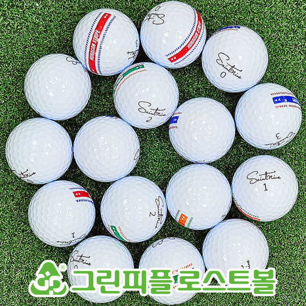 그린피플,세인트나인 우라칸 스트라이프 화이트 3피스 A급 로스트볼 16개