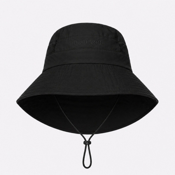 그린피플,테크스킨 남녀공용 넥커버 버킷햇 블랙·화이트 FREE