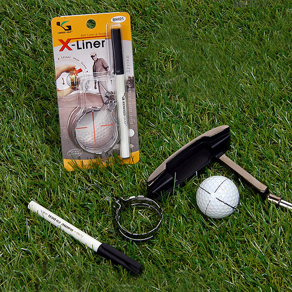 그린피플,코비스 철제 골프 고리악세서리 볼라이너 X-Liner 필드용품 BH421