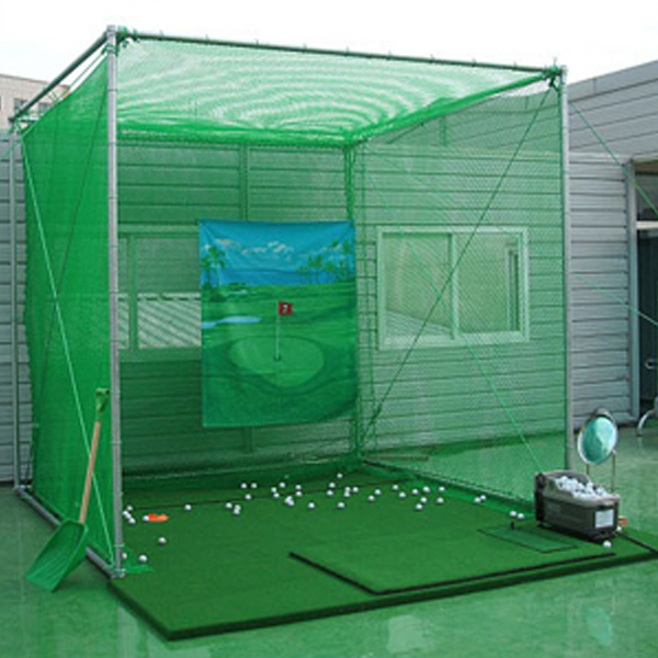 그린피플,[사은품증정]골프 나이스샷 스윙네트(3m x 3m x 3m) 50mm프레임 기본형/풀세트 [착불상품]