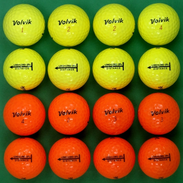 그린피플,볼빅 롱롱 컬러혼합 2피스 A-급 로스트볼 16개