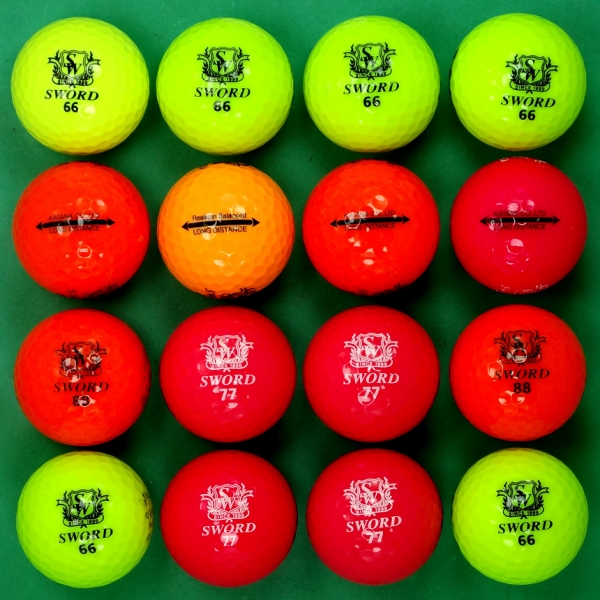 그린피플,카타나 스워드 컬러혼합 3피스 A급 로스트볼 16개