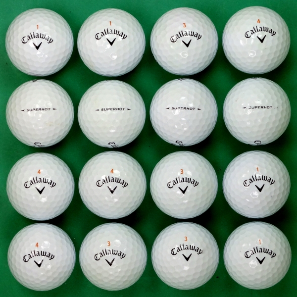 그린피플,캘러웨이 SUPER HOT 3피스 B급 로스트볼 16개